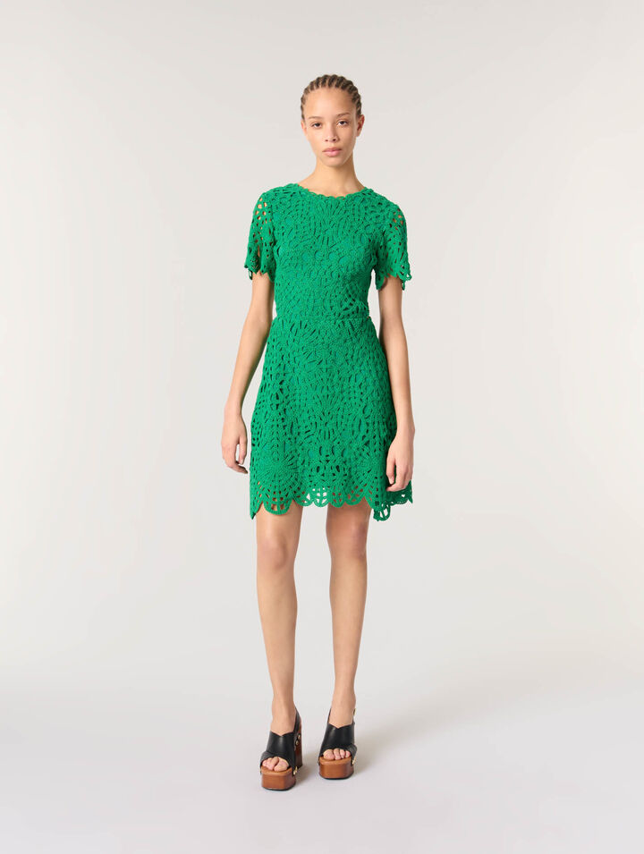 Short crochet dress