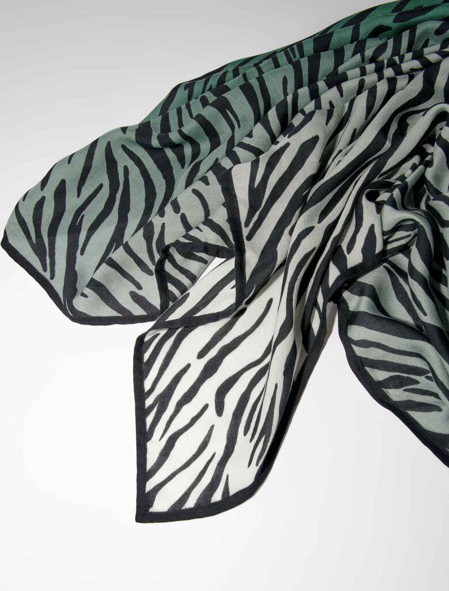 Zebra print scarf