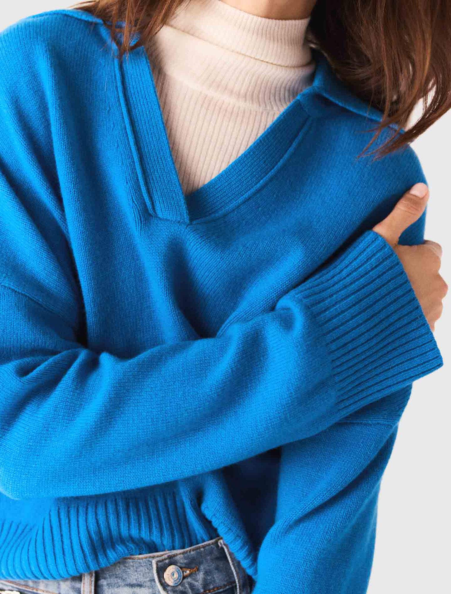 Wool-blend jumper