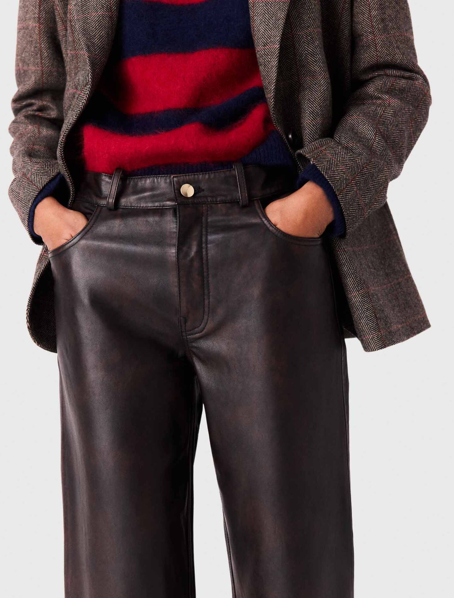 Leather trousers