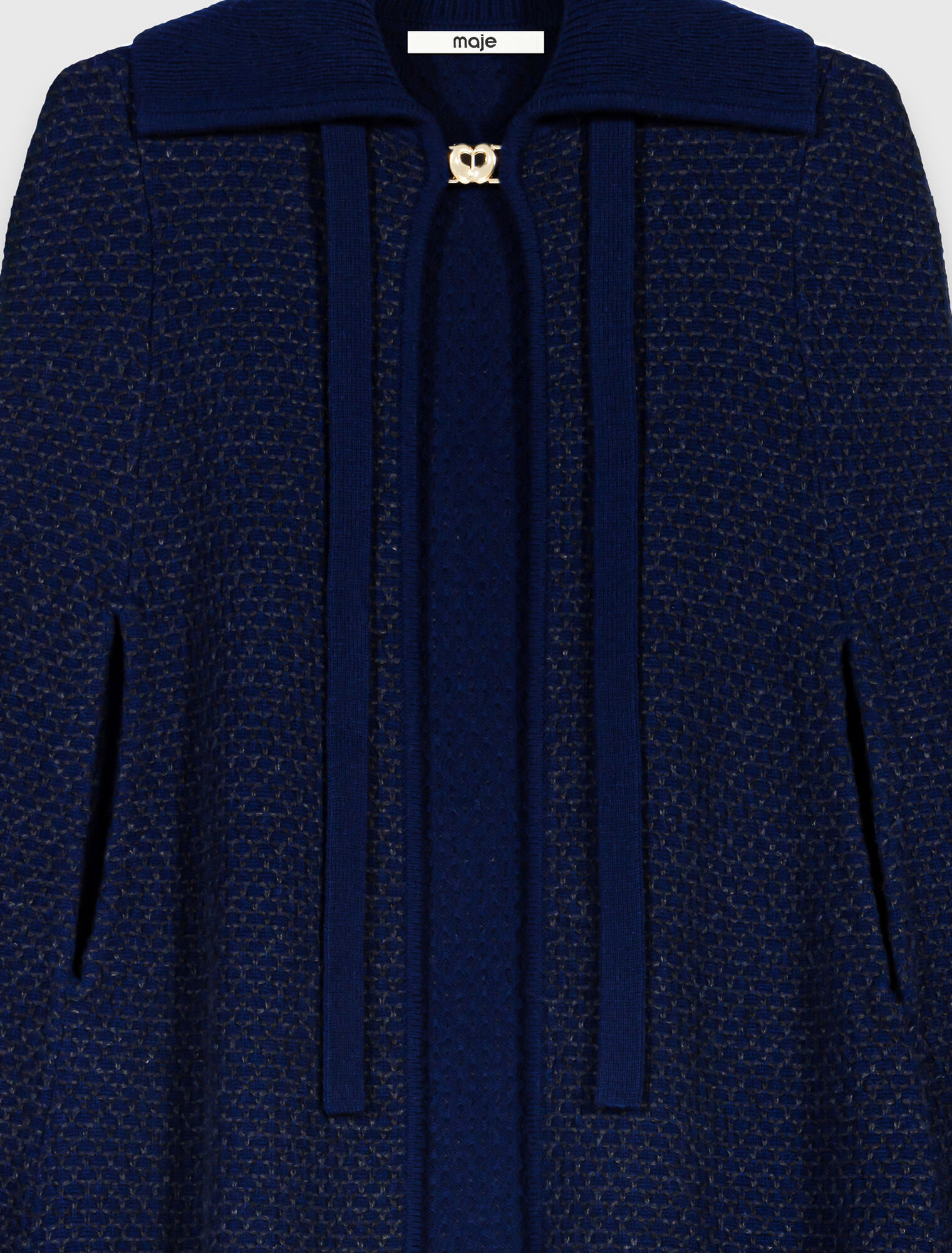 Longline cape cardigan