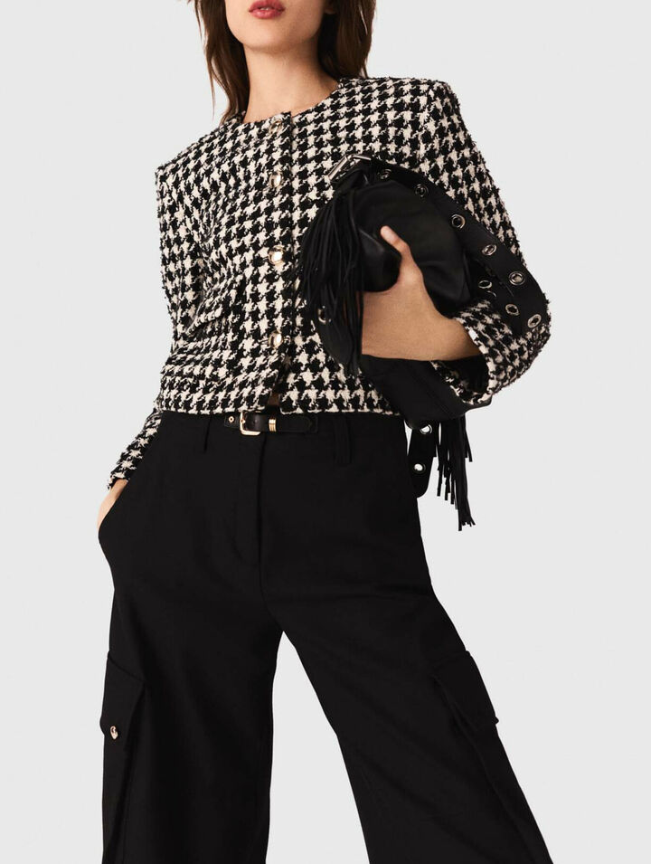 Short tweed jacket