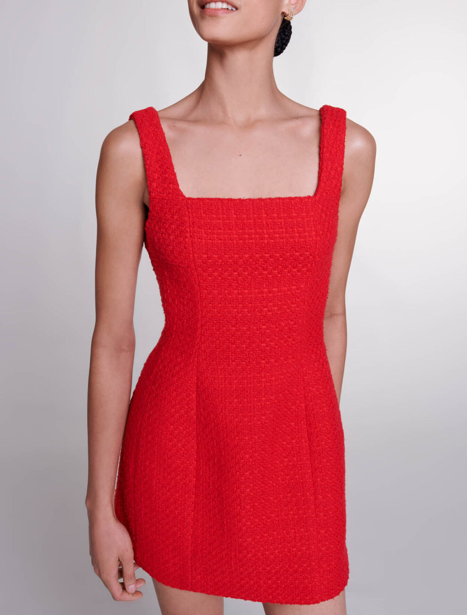 Short tweed dress