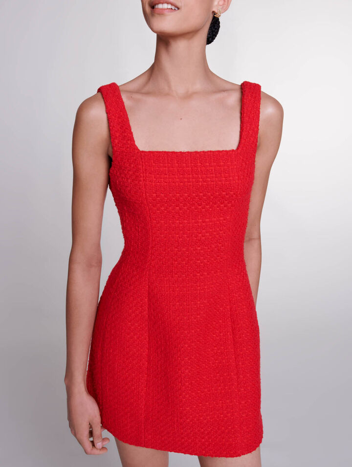 Short tweed dress
