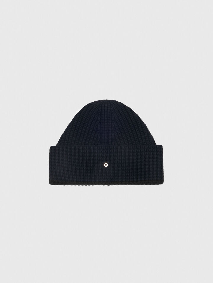 Wool and cashmere hat