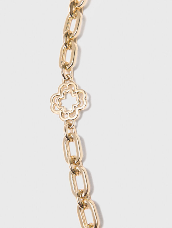Short chain shoulder strap