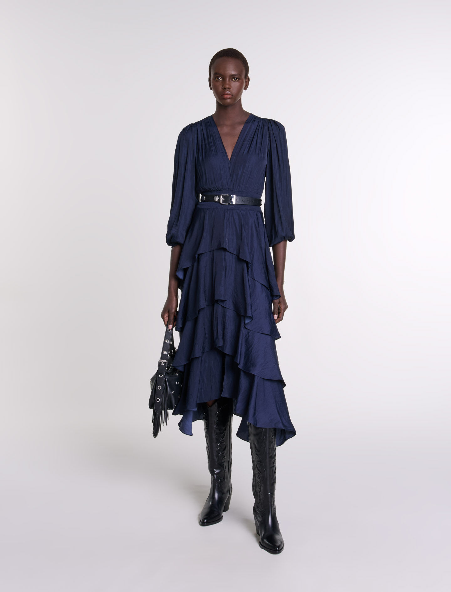 Women s Blue dresses The Latest Styles Maje