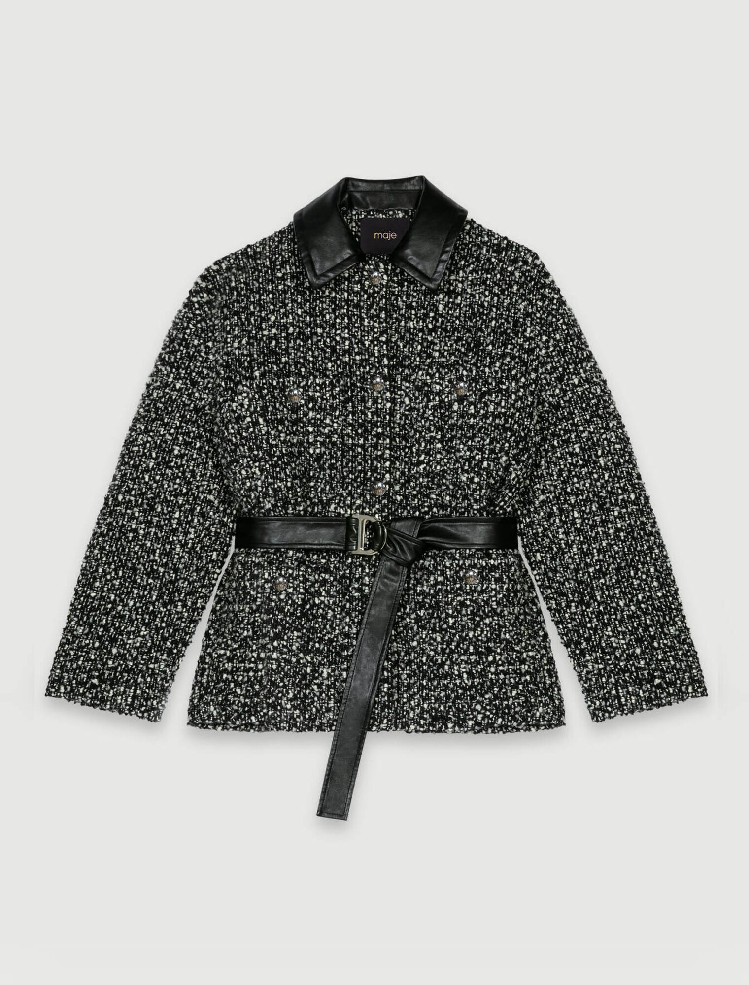 Short tweed coat