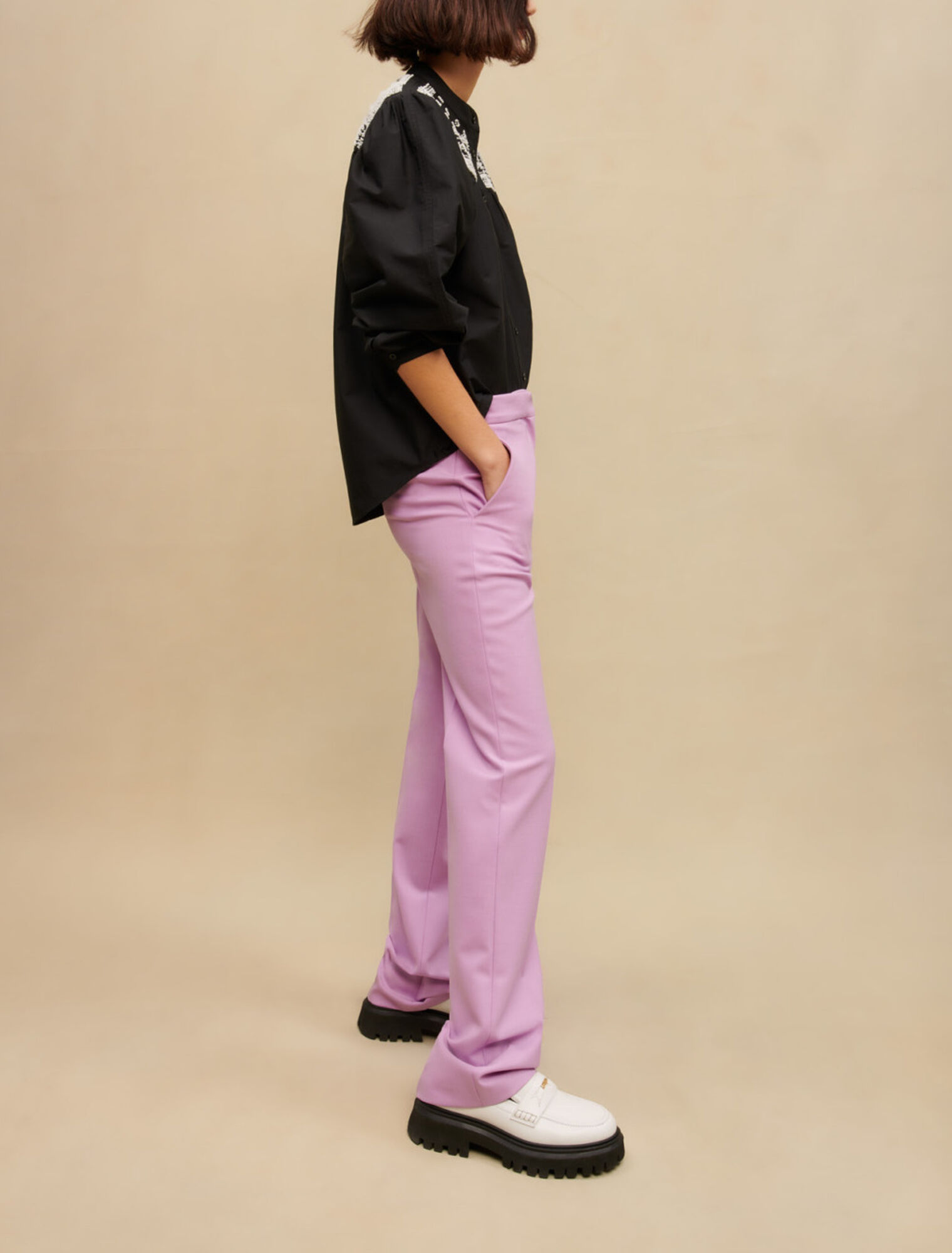 Embroidered detail shirt