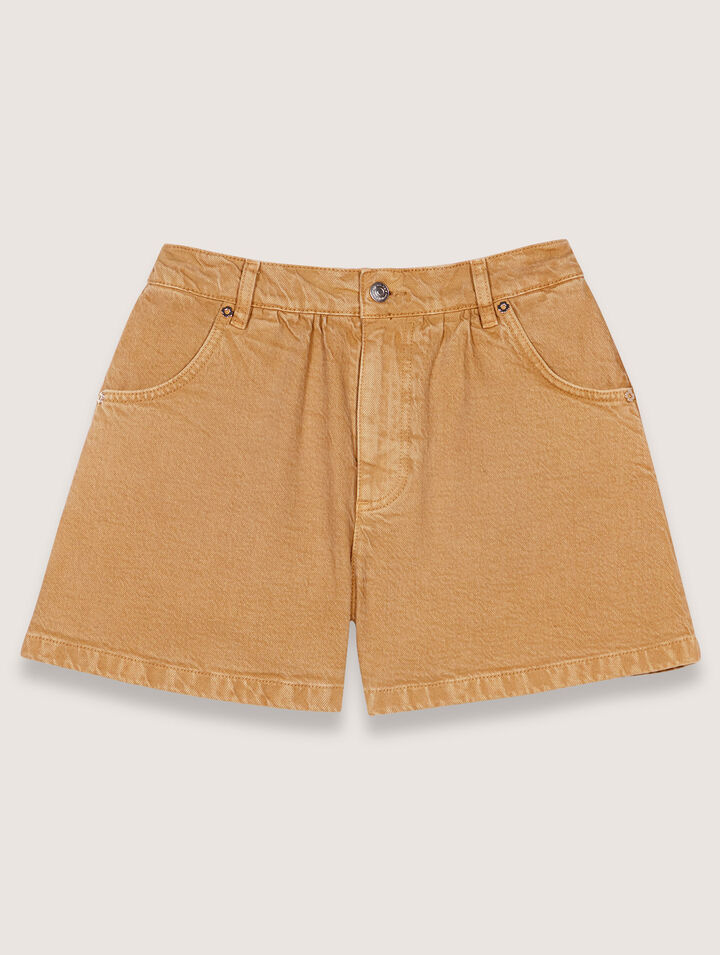 Denim shorts