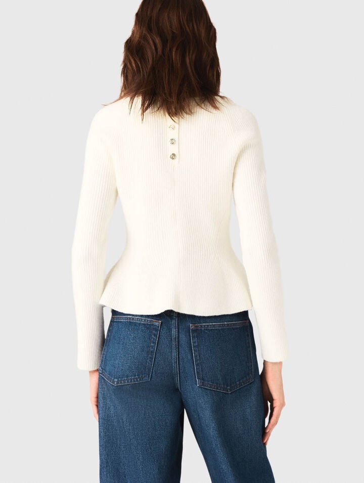 Peplum jumper