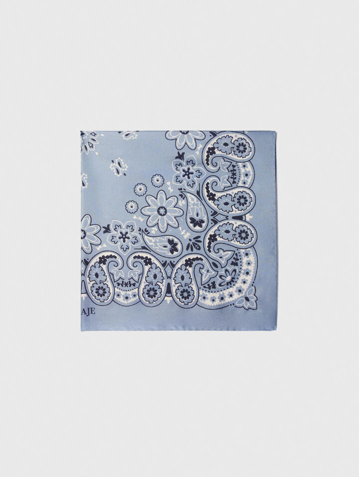 Bandana print scarf