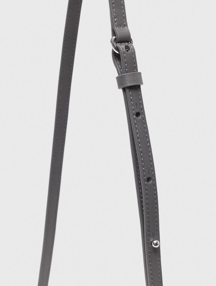 M bag in suede leather