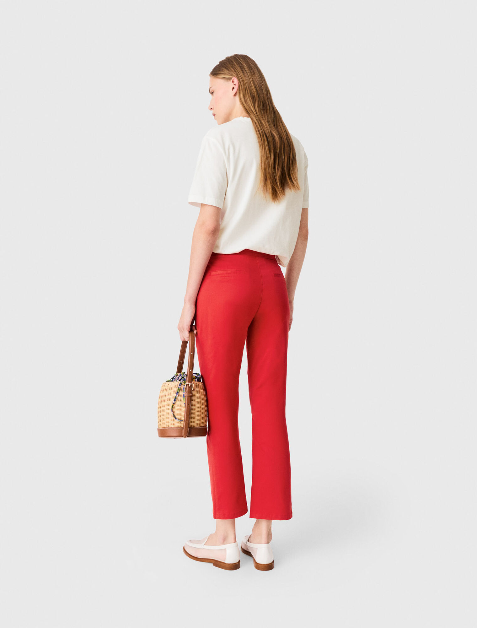 Cotton Capri trousers