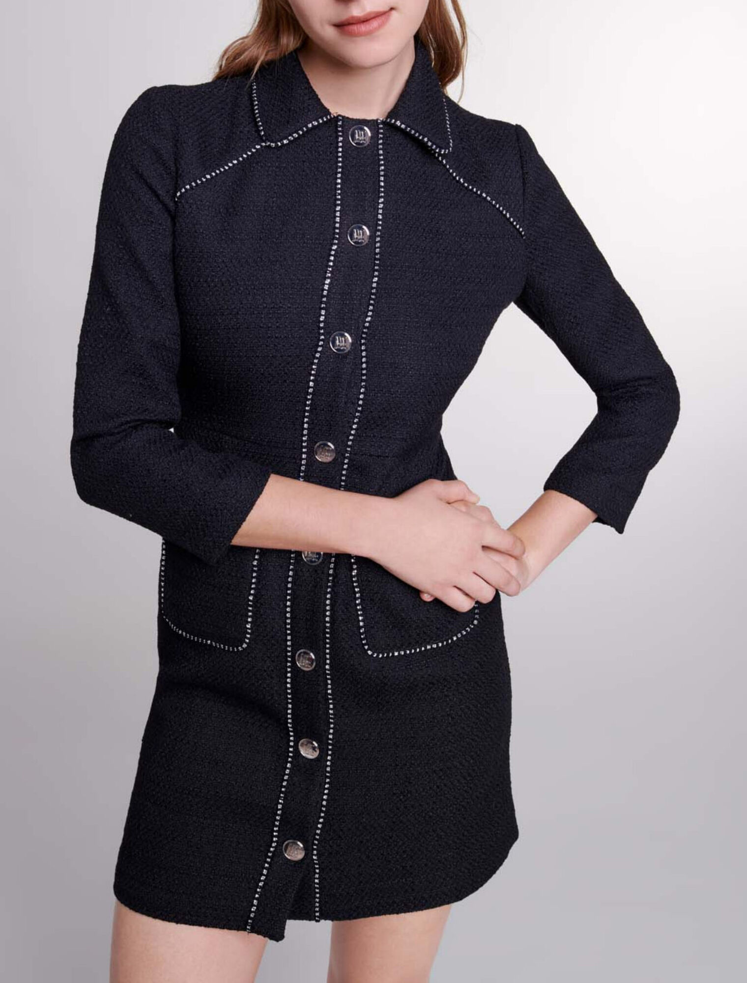 Short tweed dress