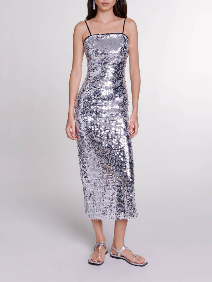 Sequin maxi dress