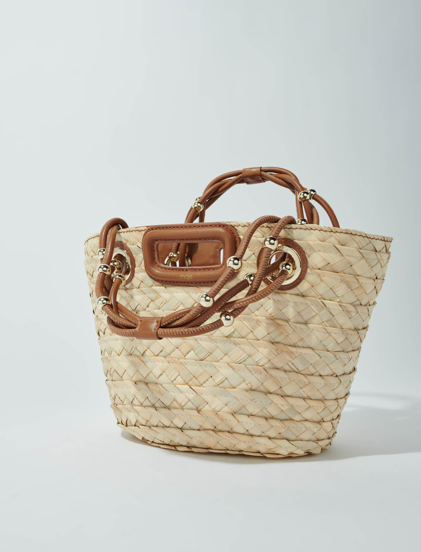 Woven wicker bag on sale