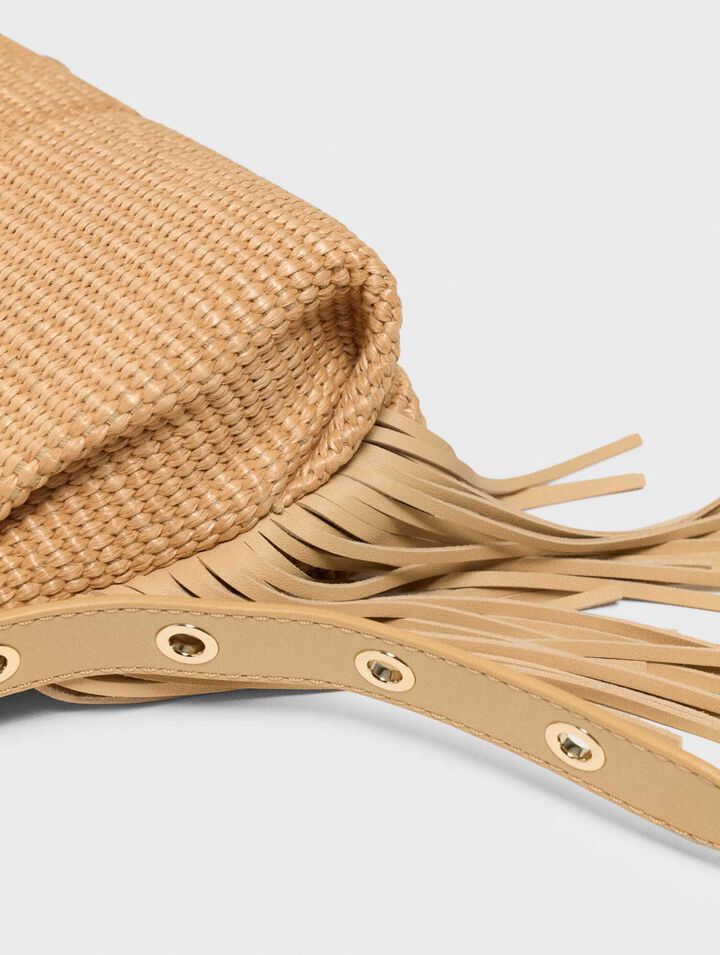 Raffia effect Miss M Mini bag