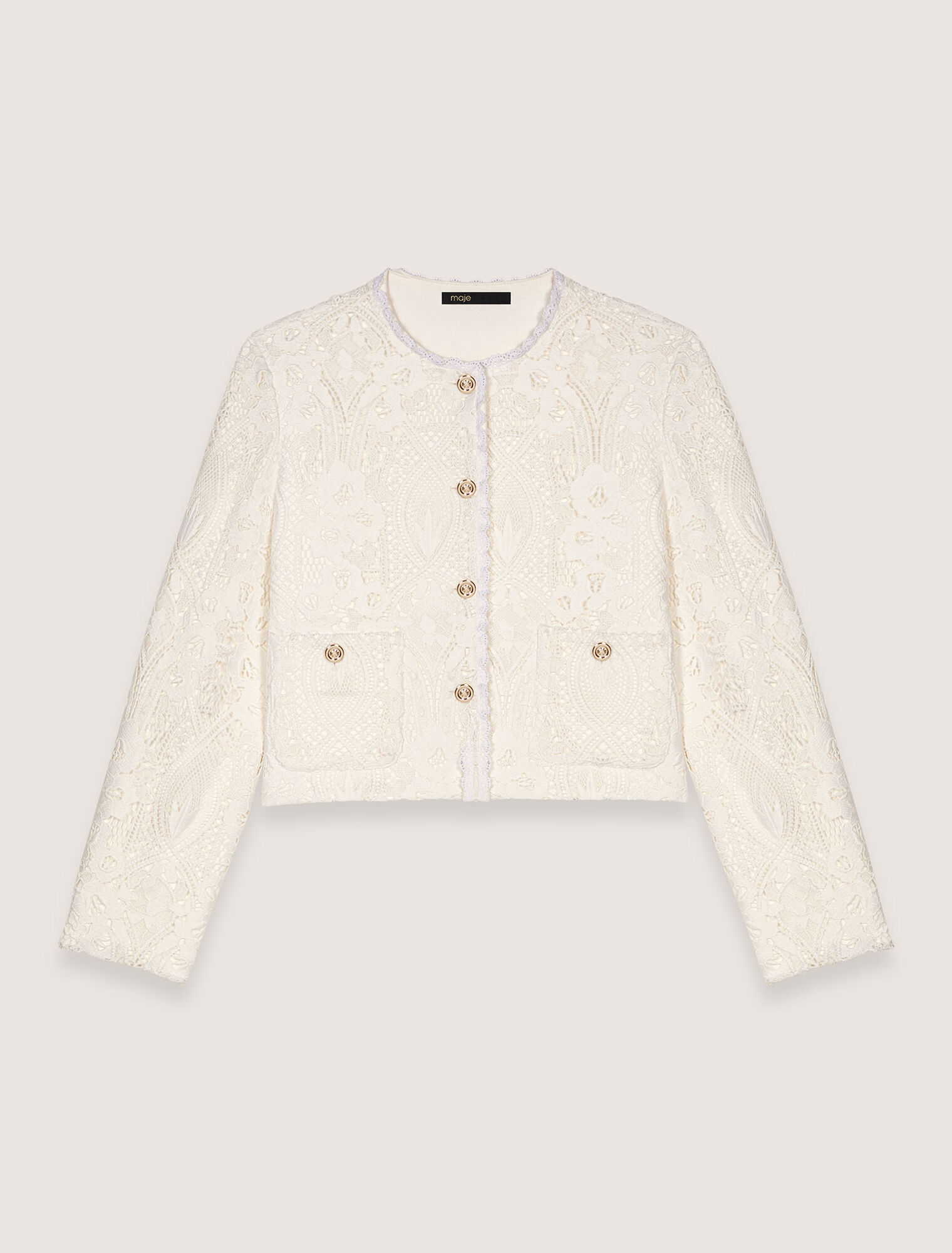 Short guipure jacket