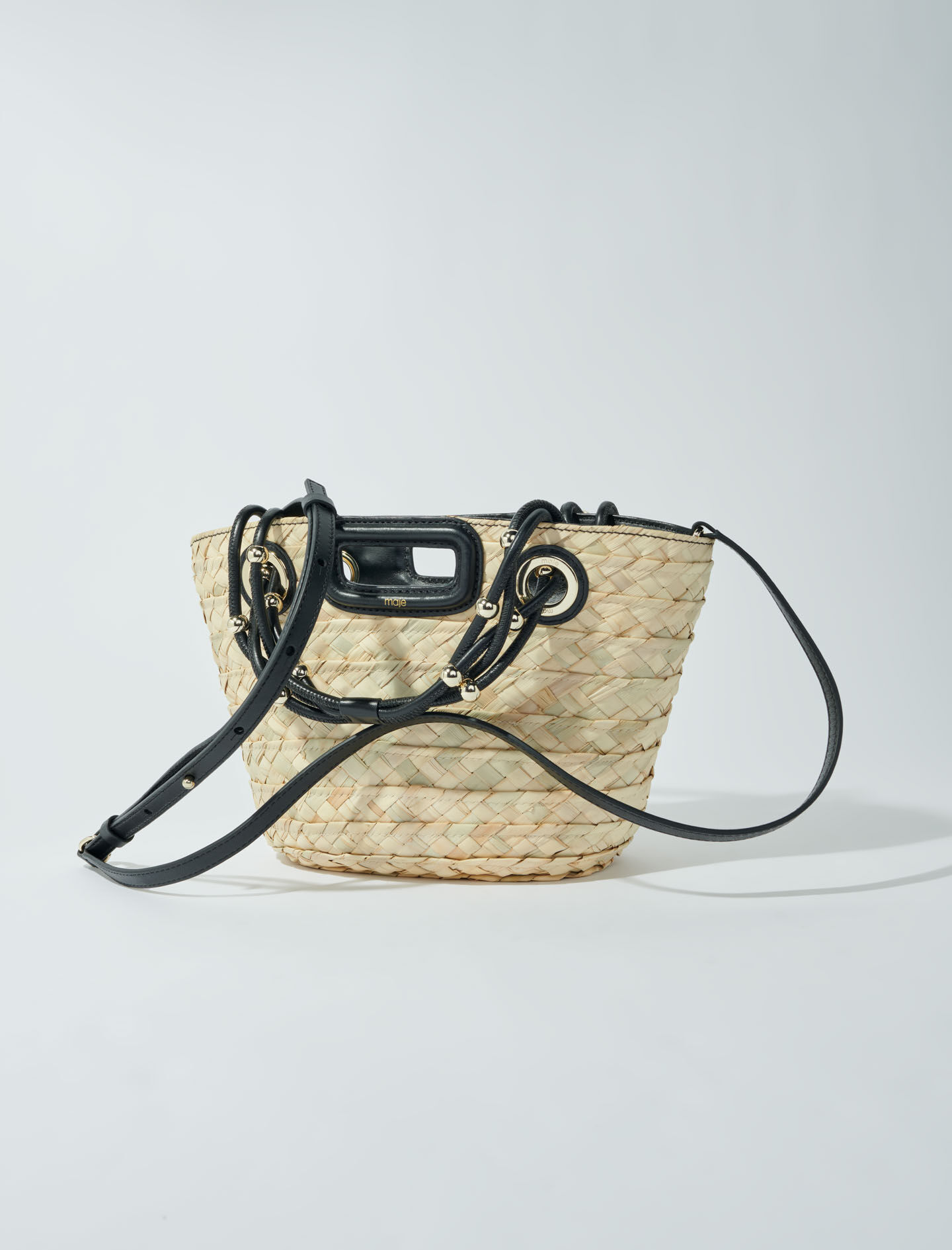 Woven basket tote bag on sale