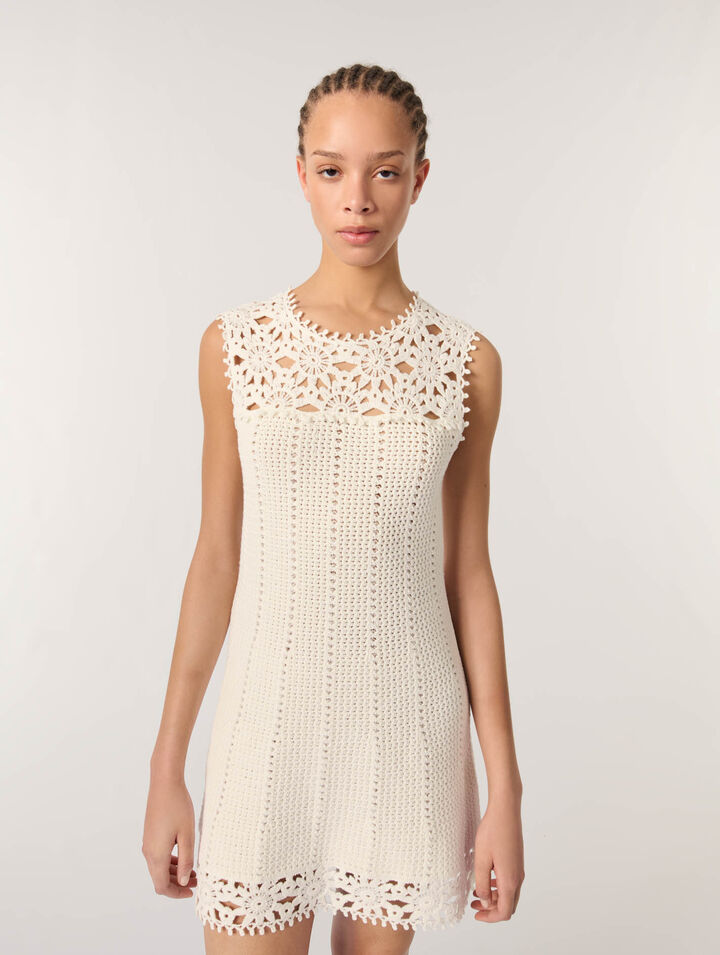 Short crochet dress