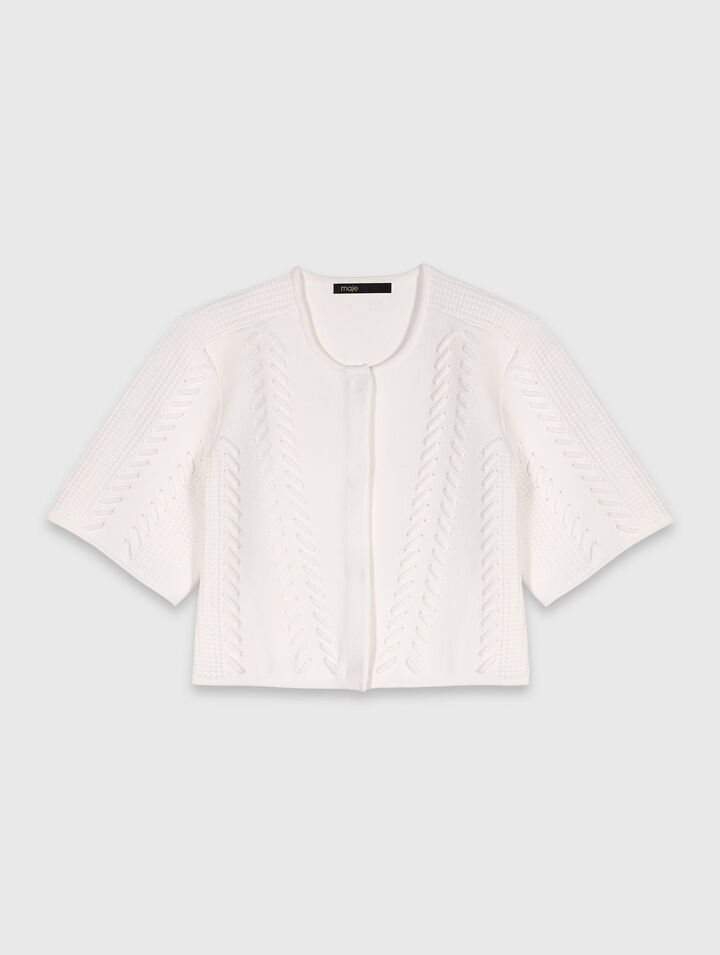 Cropped cardigan