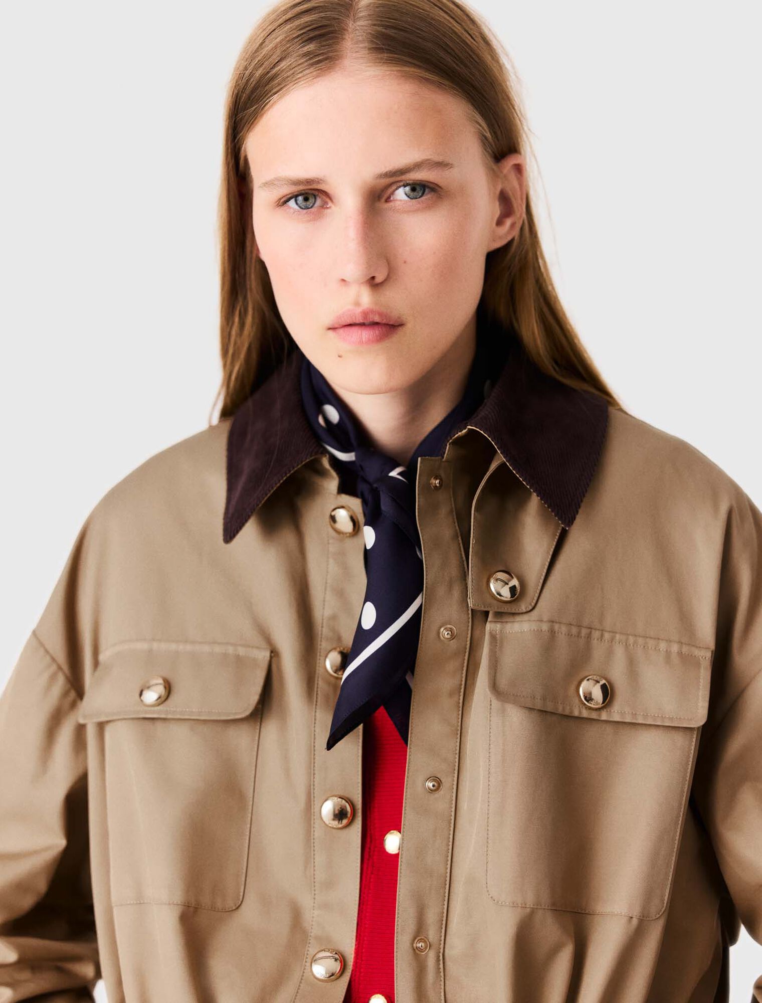 Coat with removable lining