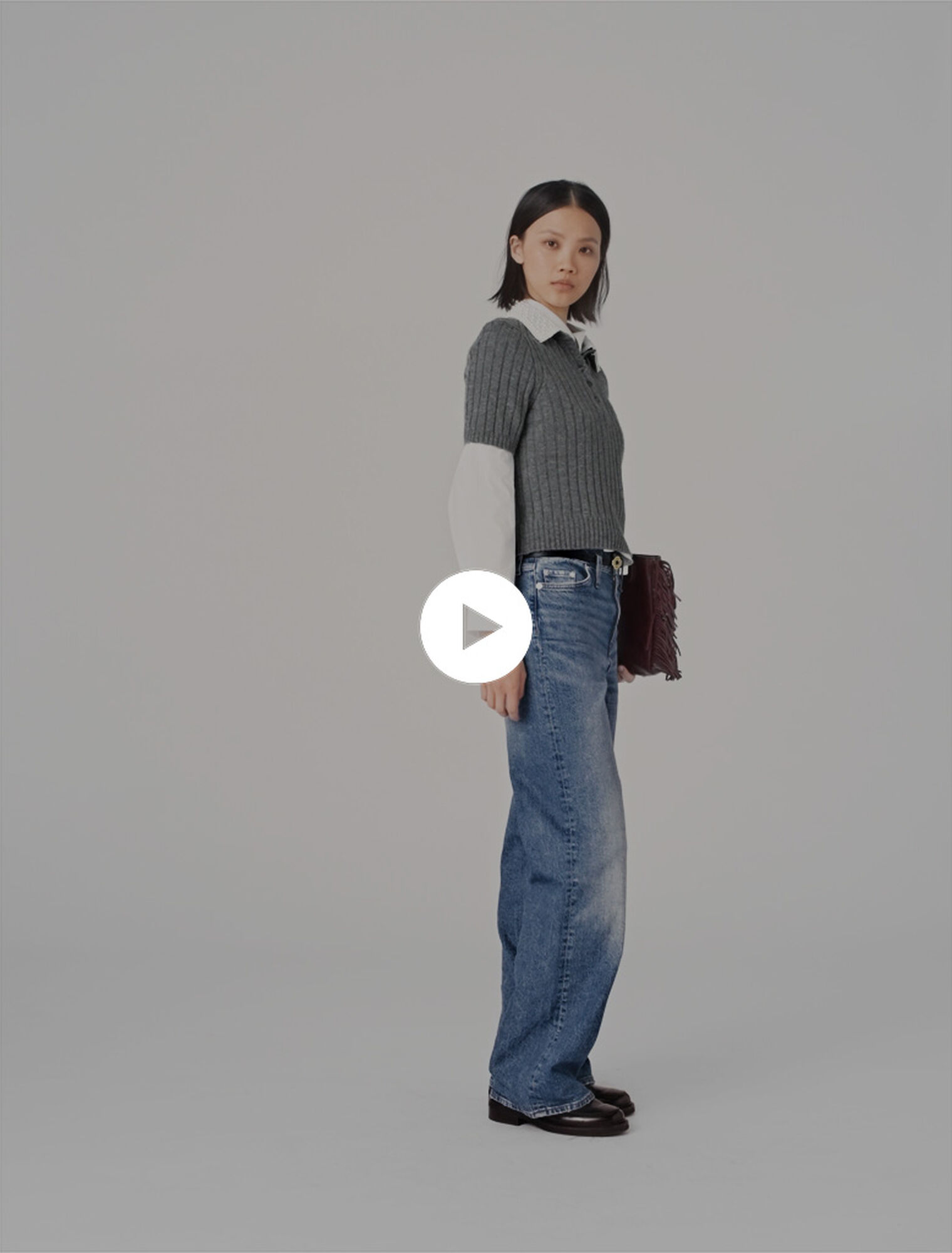 Removable beaded collar jumper