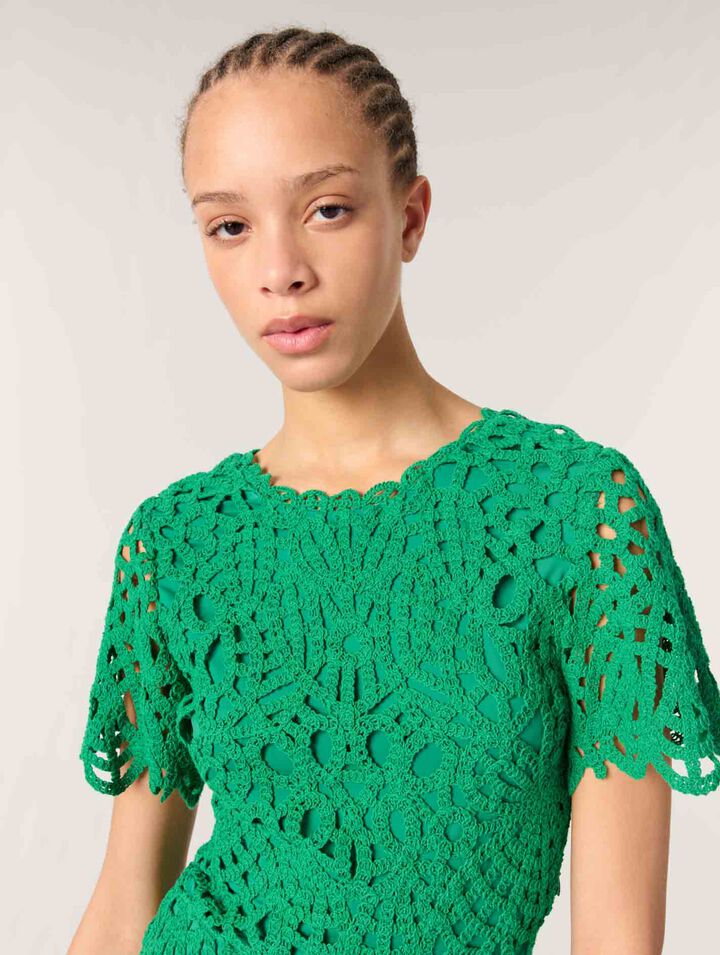 Short crochet dress