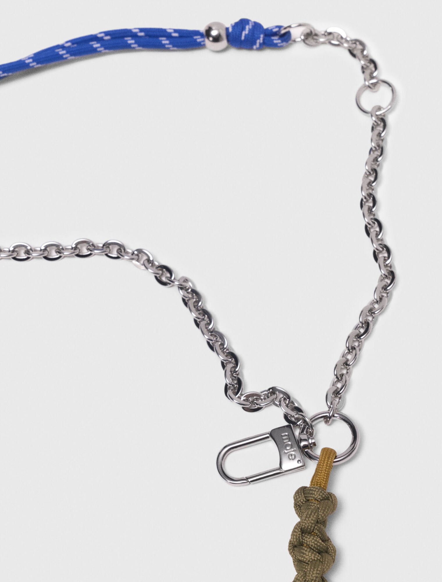 Chain & cord mix bag charms