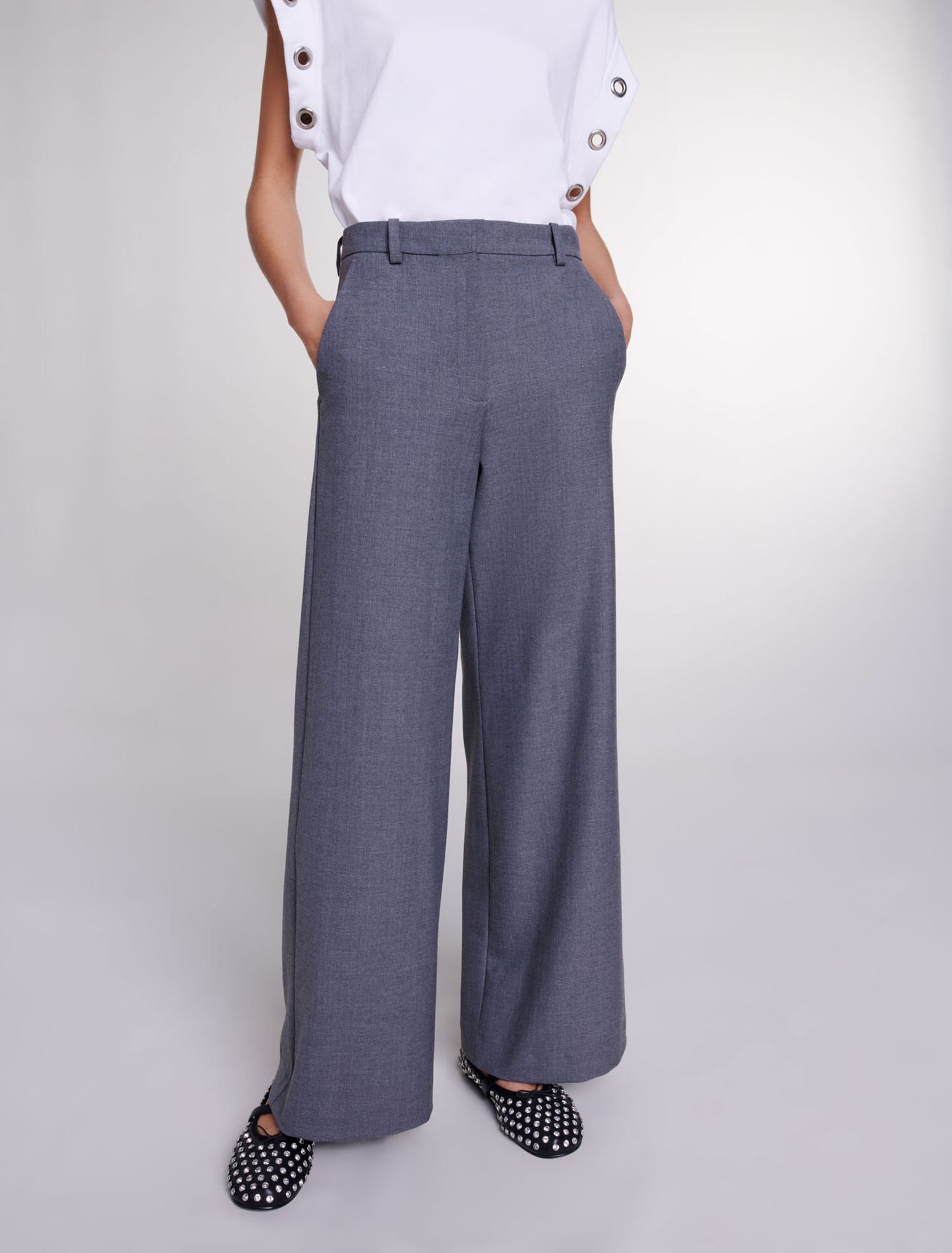 Wide-leg trousers