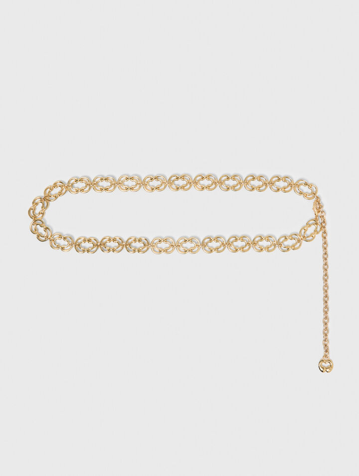 Chain belt with new link