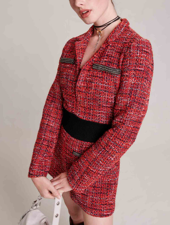 Tweed mono short
