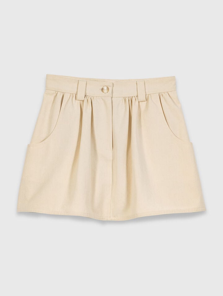 Cotton skort