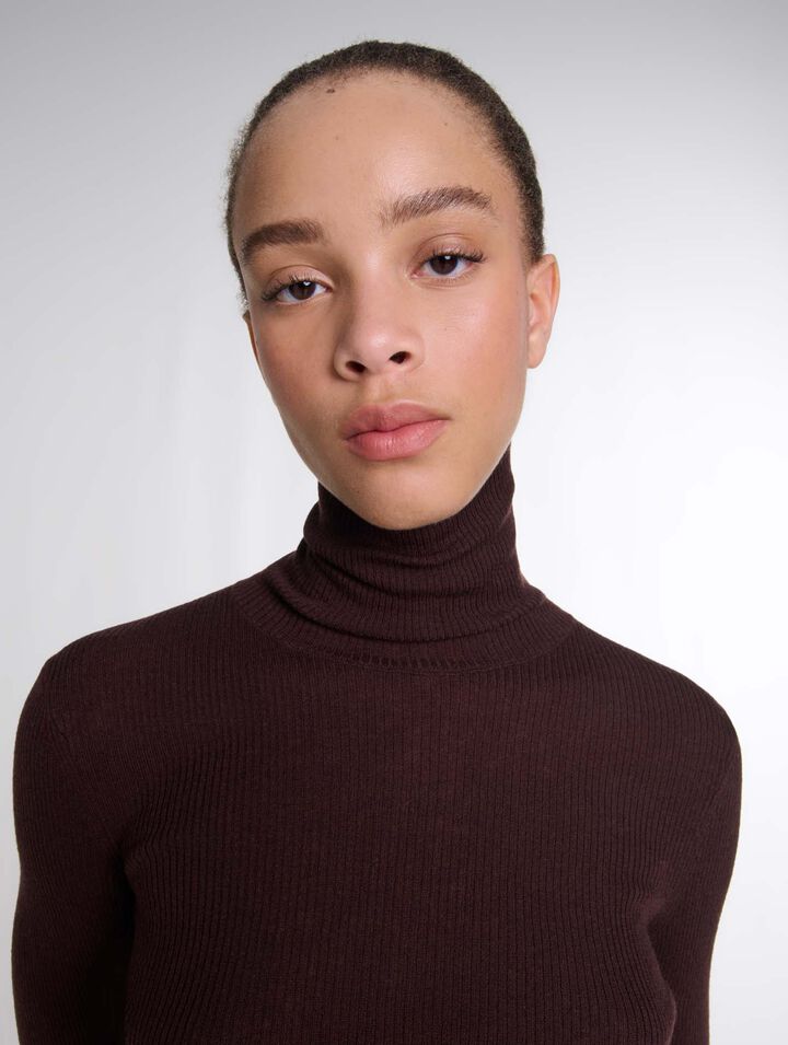 Wool and silk jumper
