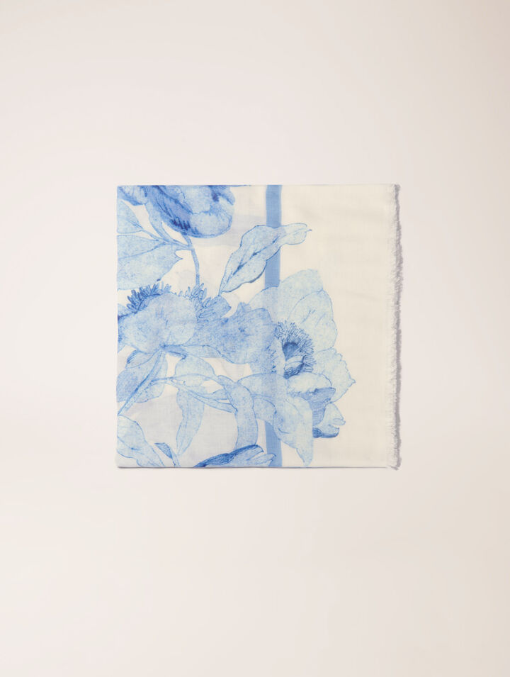 140x140 Watercolour theme shawl