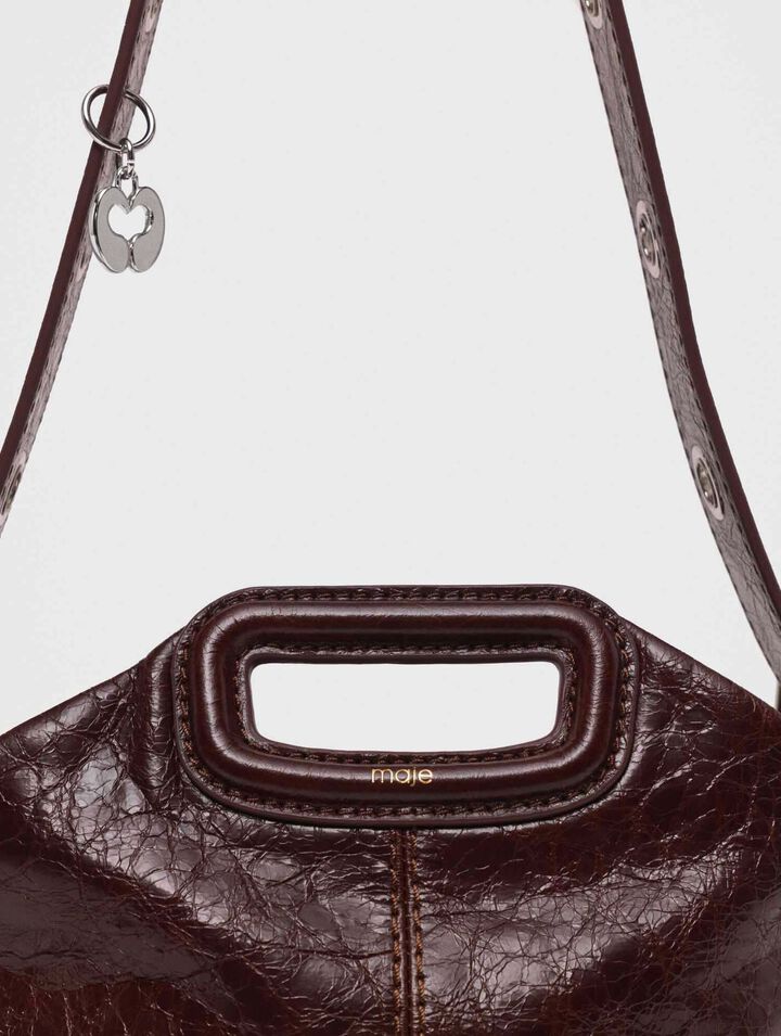 Crackled leather Miss M bag
