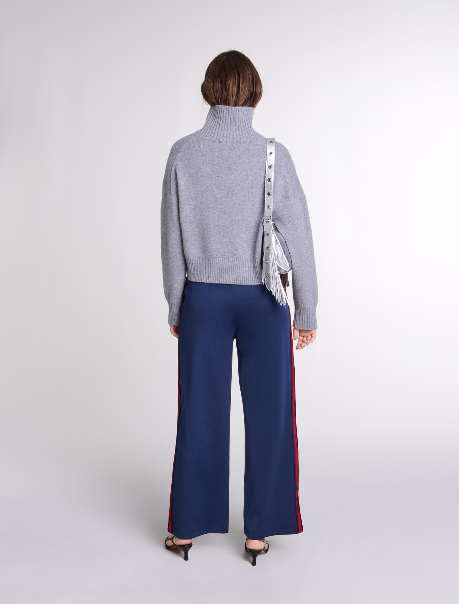 Striped trousers