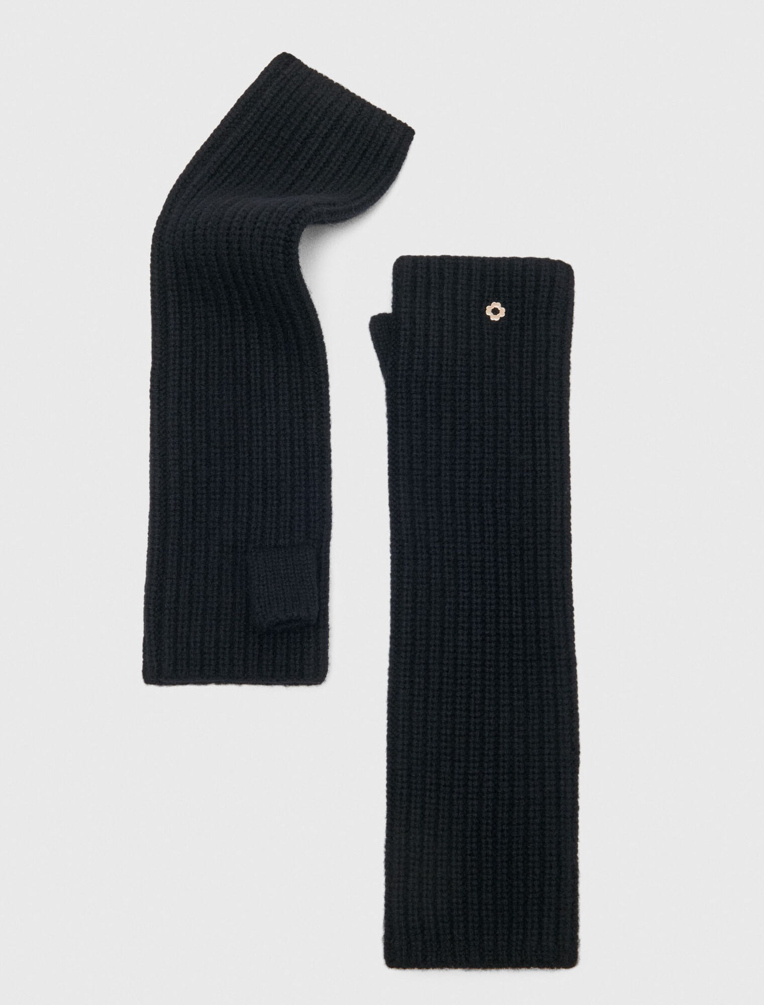 Wool and cashmere mittens