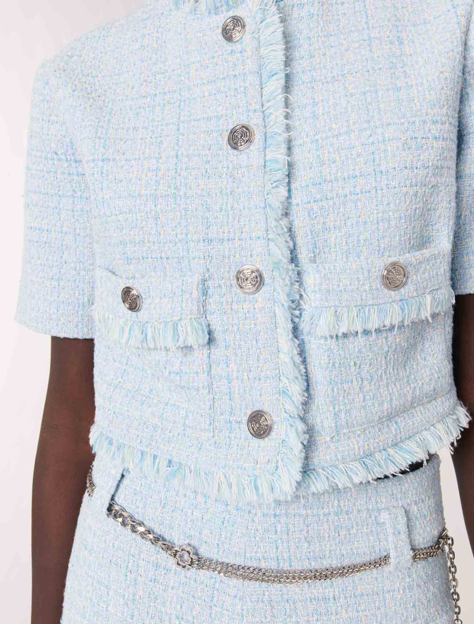 Short tweed jacket