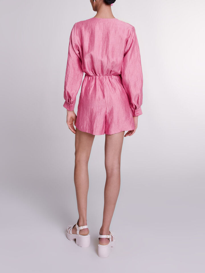 Linen playsuit