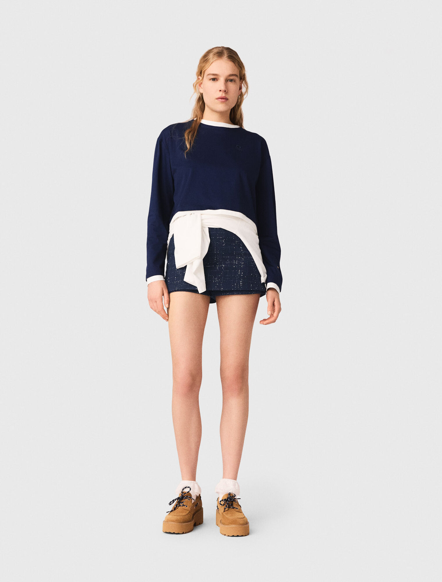 Layered-effect T-shirt