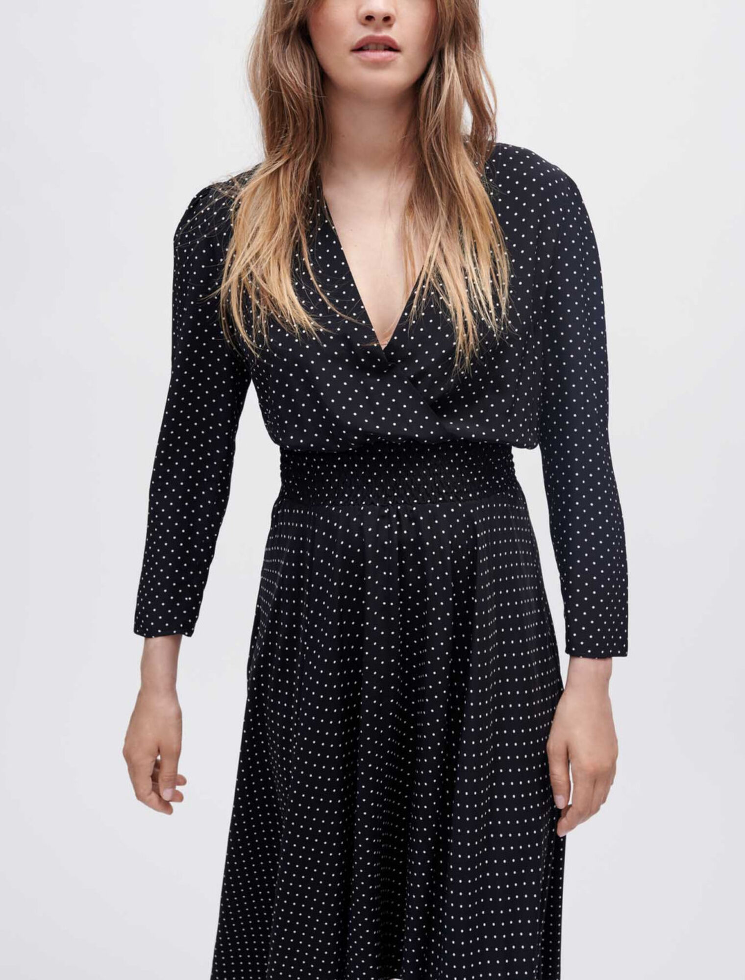 Waisted maxi dress