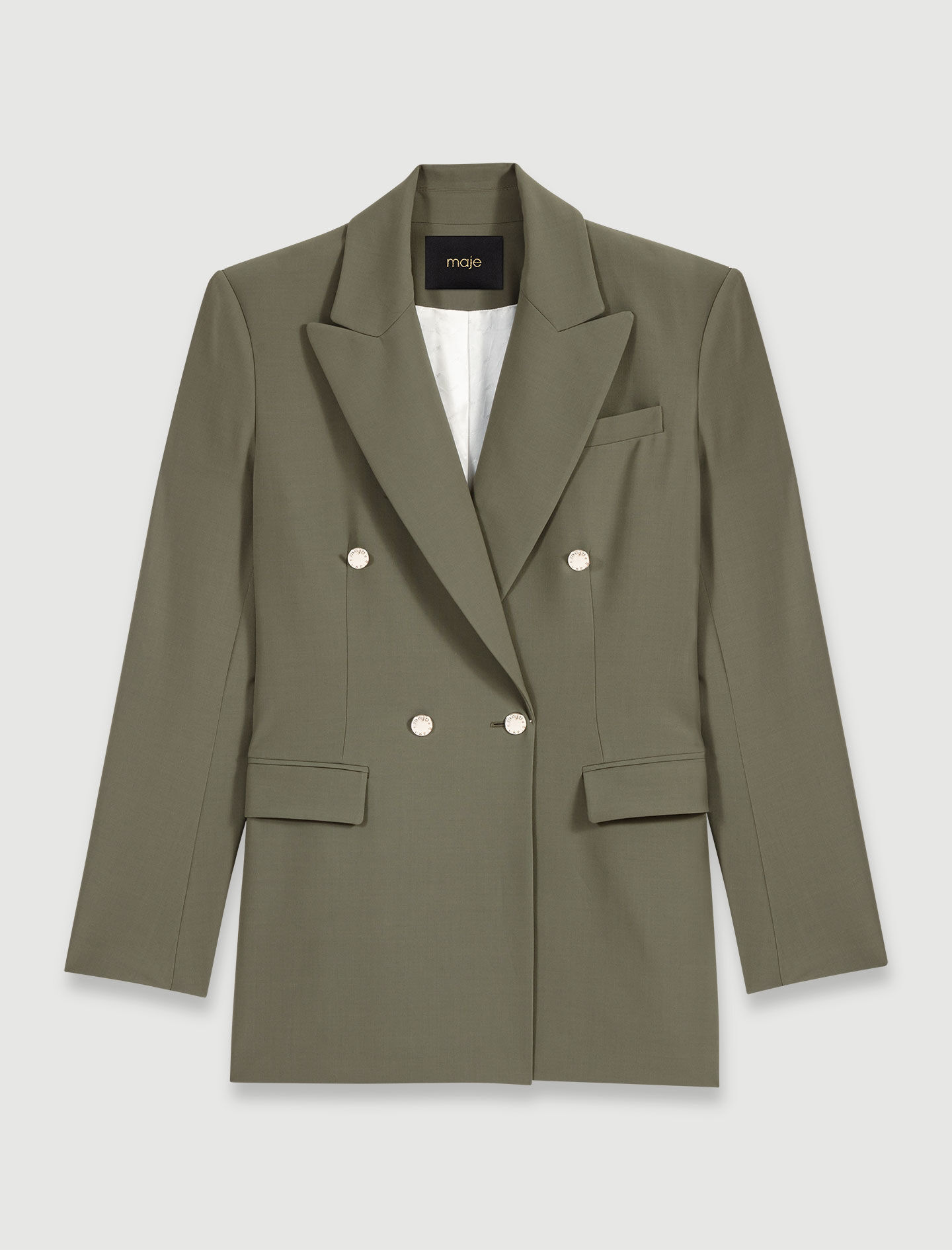 Maje double breasted blazer clearance