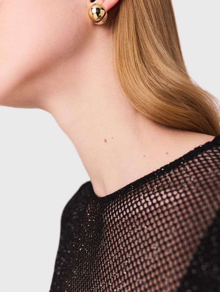 Jersey diamant&eacute; top