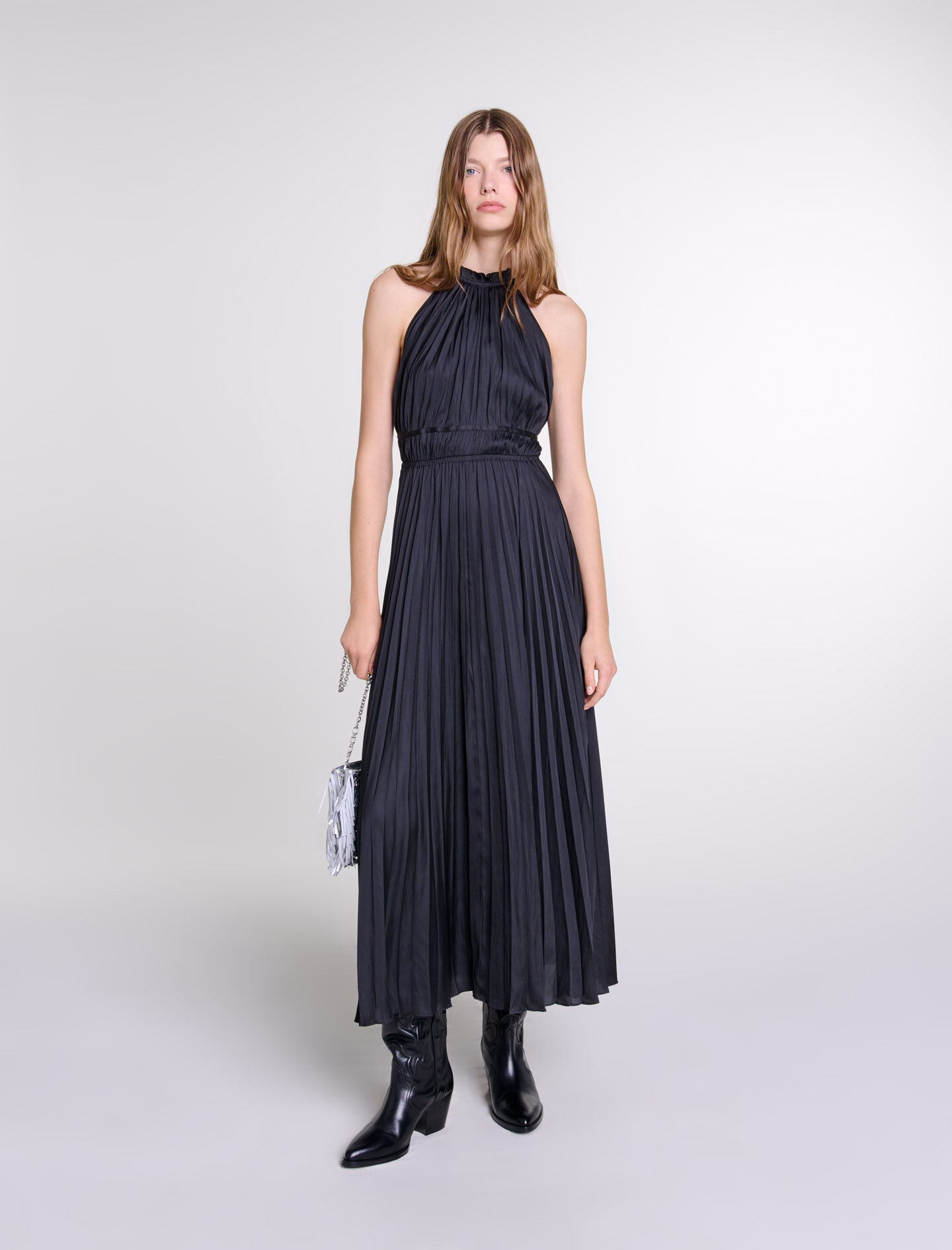 Women s Satin dresses The Latest Styles Maje