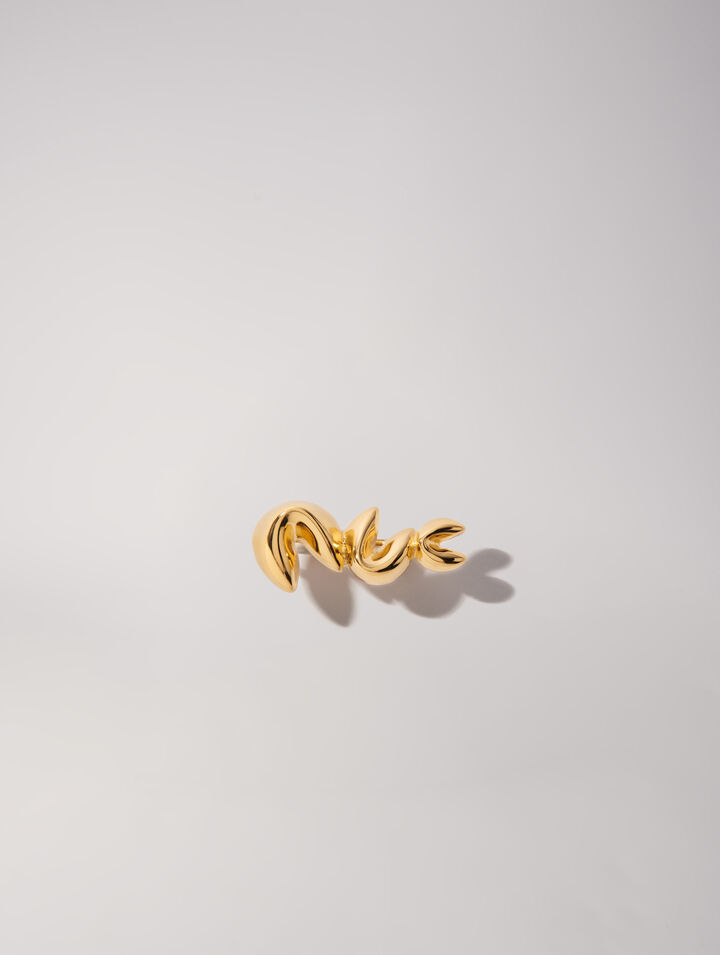 Triple fortune cookie ring