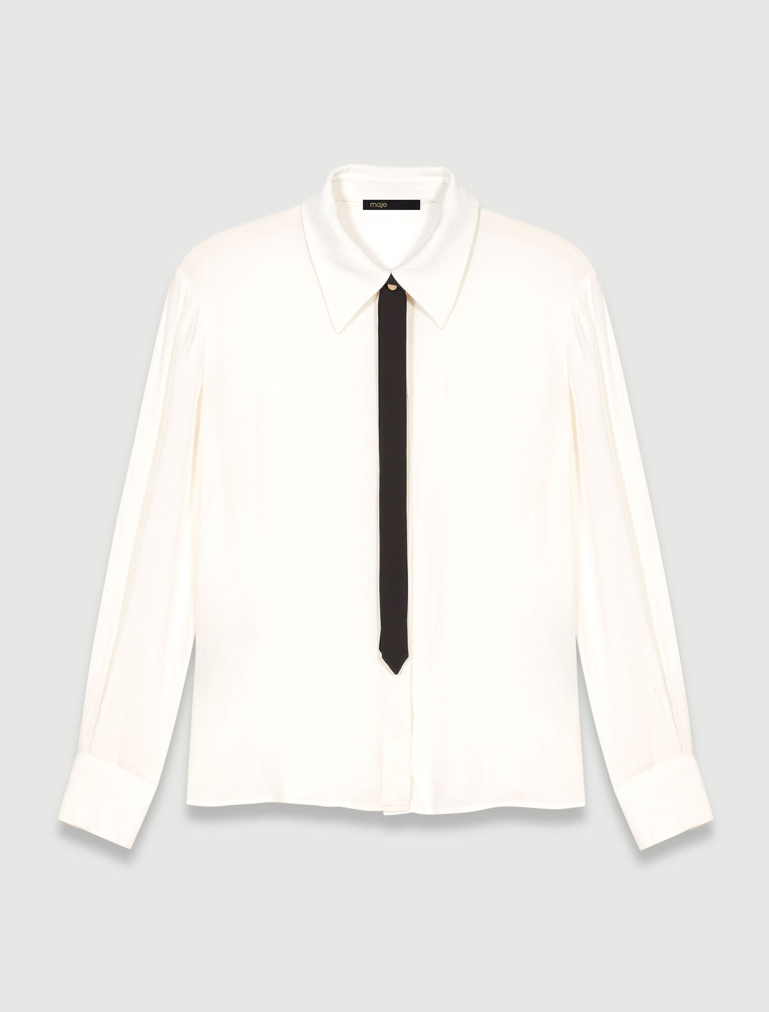 Pussy neck shirt