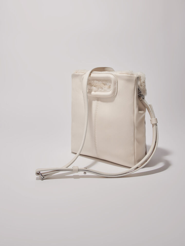 Faux fur M bag