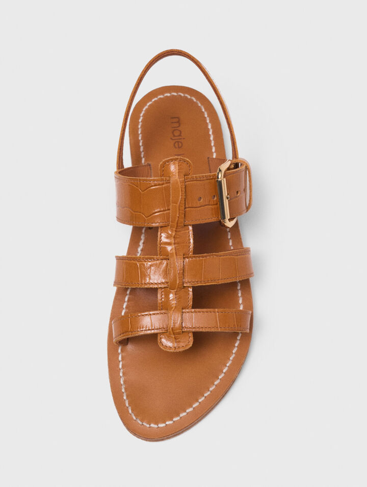K.Jacques leather gladiators
